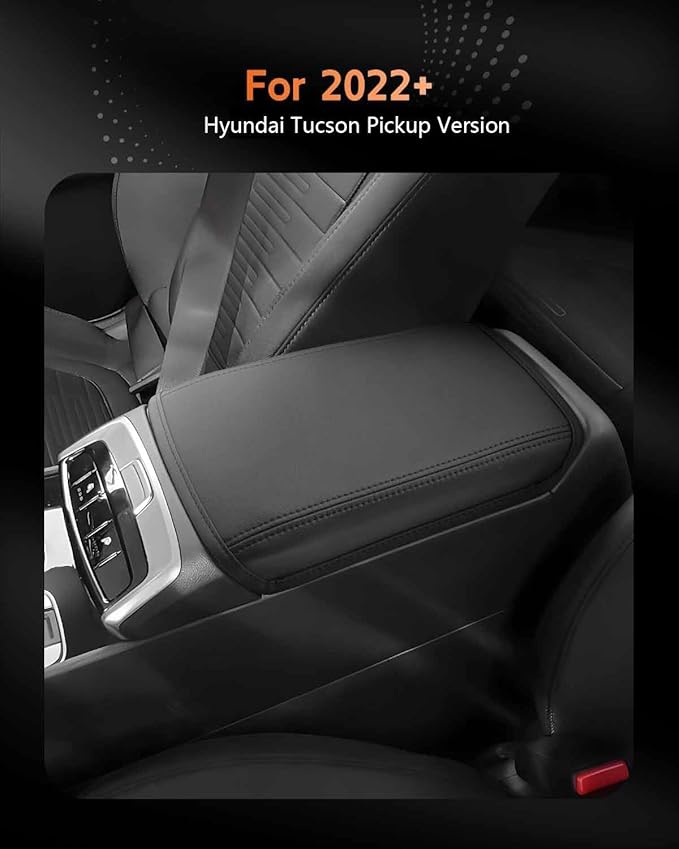 CDEFG for 2025 2026 Hyundai Tucson Center Console Cover Armrest Cover for 2022-2026 Tucson Accessories Arm Rest Protector Fit Pickup Version