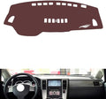 Leather Dashboard Cover Compatible with Nissan Tiida（Sensor） 2005-2008，Dash Cover, Non-Slip Dash Cover, Dash mat Dashboard Cover, Interior Dash Covers