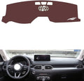 Leather Dashboard Cover Compatible with Mazda CX-5（NO HUD） 2022-2025，Dash Cover, Non-Slip Dash Cover, Dash mat Dashboard Cover, Interior Dash Covers