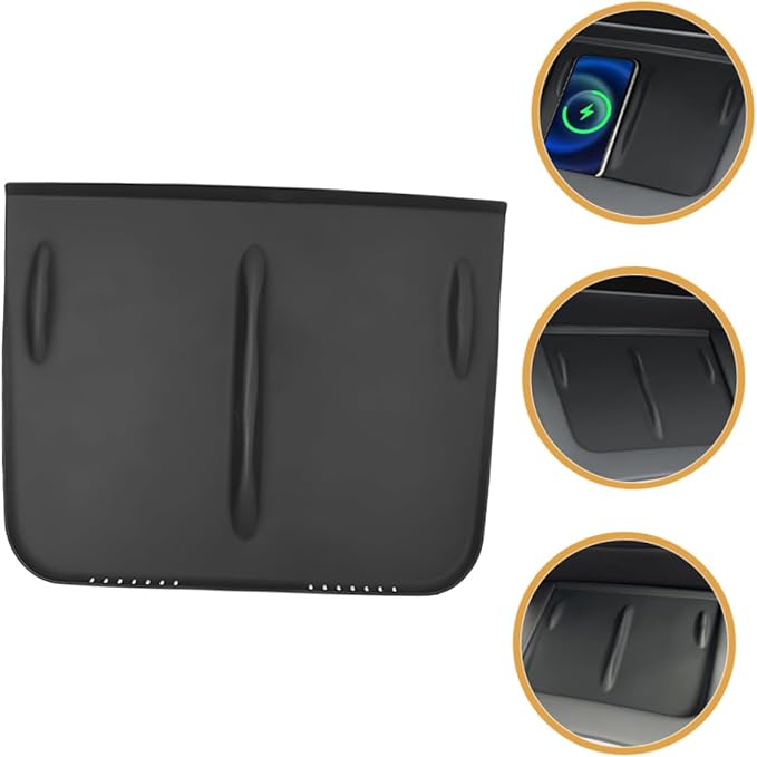 Charging Phone Pad -Skid Mat for Model Center Console Lightweight and Easy to Install Stylish Car Charger Cover Accessory