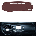 Leather Dashboard Cover Compatible with Toyota Innova 2007-2015,Dash Board Cover mat Anti-Slip Sun-Proof and dust-Proof(Brown)