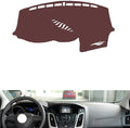 Leather Dashboard Cover Compatible with Ford New Focus (Speakers) 2012-2018，Dash Cover, Non-Slip Dash Cover, Dash mat Dashboard Cover, Interior Dash Covers