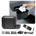 Upgraded Car Trash Can with Lid & 5 Types Mounting Clips,Push-on Car Trash Bin with Trashes Bag for Garbage Storage,Versatile Cars Garbage Can for Side Door/Chair Back