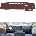 Leather Dashboard Cover Compatible with Toyota Hiace 200 Series Wide Version（no Sensor Hole） 2011-2018，Dash Cover, Non-Slip Dash Cover, Dash mat Dashboard Cover, Interior Dash Covers