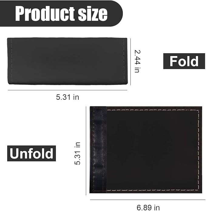 2PCS Car Grab Handle Cover, Anti-Scratch Auto Inner Front Rear Door Pull Handle Cover, PU Leather Door Grip Gloves Protector Auto Interior Decoration Accessories for Car, Truck, SUV (Black)