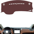Leather Dashboard Cover Compatible with Citroen Ds 5LS,Dash Board Cover mat Anti-Slip Sun-Proof and dust-Proof(Brown)