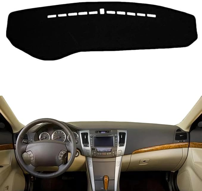 Fit for Hyundai Sonata 2005-2009,Car Dashboard Cover,Black Dashboard Covers,Non-Slip Dash Board Cover Mat,Car Accessories