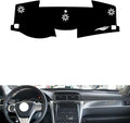 generic leather dashboard cover Compatible with Toyota Camry 2012-2016，dash cover（black）
