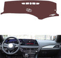Leather Dashboard Cover Compatible with Cadillac CT5（No HUD） 2024-2025，Dash Cover, Non-Slip Dash Cover, Dash mat Dashboard Cover, Interior Dash Covers