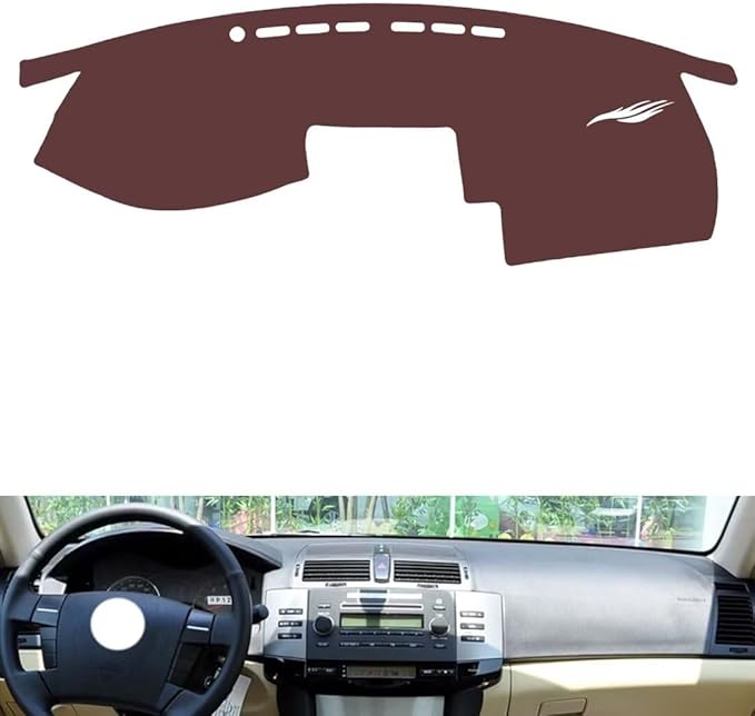Leather Dashboard Cover Compatible with Toyota Ruiz 2005-2009，Dash Cover, Non-Slip Dash Cover, Dash mat Dashboard Cover, Interior Dash Covers