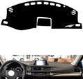 leather dashboard cover Compatible with LEX CT200 navigation，dash cover（black）