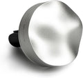 THEDOTS Silver Car Air Freshener, Frosted Ebony Scent, Solid Metal Fragrance, Odor Eliminator Auto Accessories for Men Gift