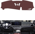 Leather Dashboard Cover Compatible with BMW X6（NO HUD） 2023-2024，Dash Cover, Non-Slip Dash Cover, Dash mat Dashboard Cover, Interior Dash Covers
