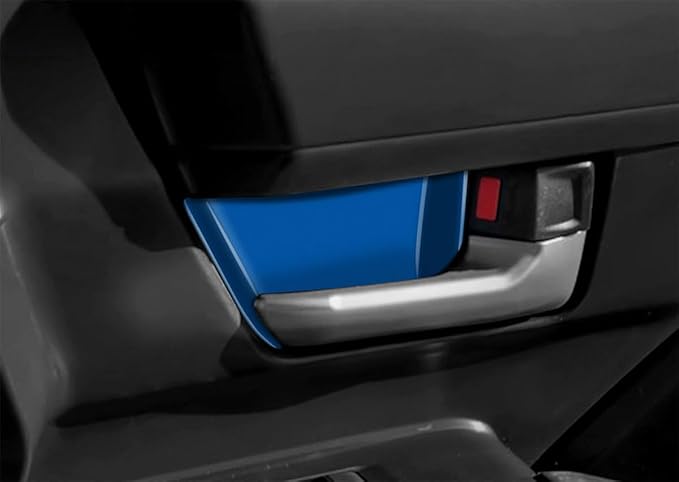 HAISASLLAY Car Inner Door Handle Bowl Cover Trim Compatible with Toyota New 4Runner 6th Gen. 2025 2026+, ABS Scratch Protector, Interior Accessories 4PCS, Blue
