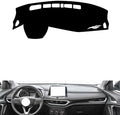 leather dashboard cover Compatible with Chevy Trax 2019-2021，dash cover（black）