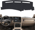 Dashboard Cover for Chevrolet Silverado 1500 2500 3500 1999-2006 Avalanche Chevy Tahoe Suburban GMC Sierra Yukon Dash Cover Mat(Premium Carpet, Gray)