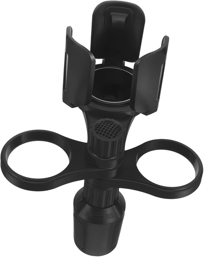 Cabilock Rotating Car Cup Holder Expander Storage Adjustable Drink Holder for Travel Compatible Most Vehicle Types