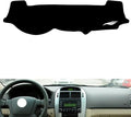leather dashboard cover Compatible with KIA Cerato，dash cover（black）