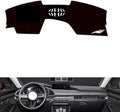 Leather Dashboard Cover Compatible with Mazda 3 Axela (NO HUD、Speaker) 2020-2025，Dash Cover（Black）