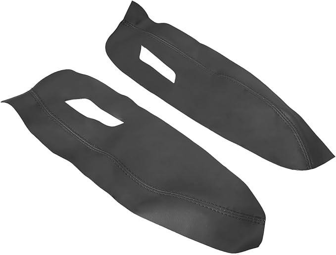 UINIEBOOM Door Armrest Panel Cover, Replacement Microfiber Leather Armrest Cover Black Compatible with Nissan Sentra 2013-2019