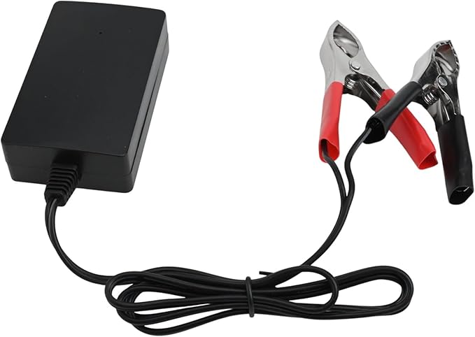 4-Port USB Charger 12V/24V to 5V with Battery Clip, Multiport Adapter for Car, Fast Charging 18W, 8-35V Input, Overcharge Protection