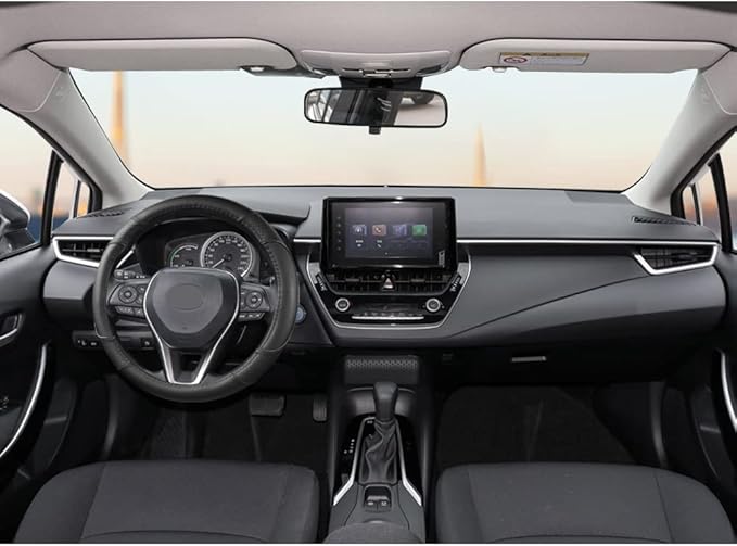 GIANT PANDA Steering Wheel Cover for Toyota, Auto Car Steering Wheel Cover for Toyota Highlander Rav4 Corolla Camry - Solid Black