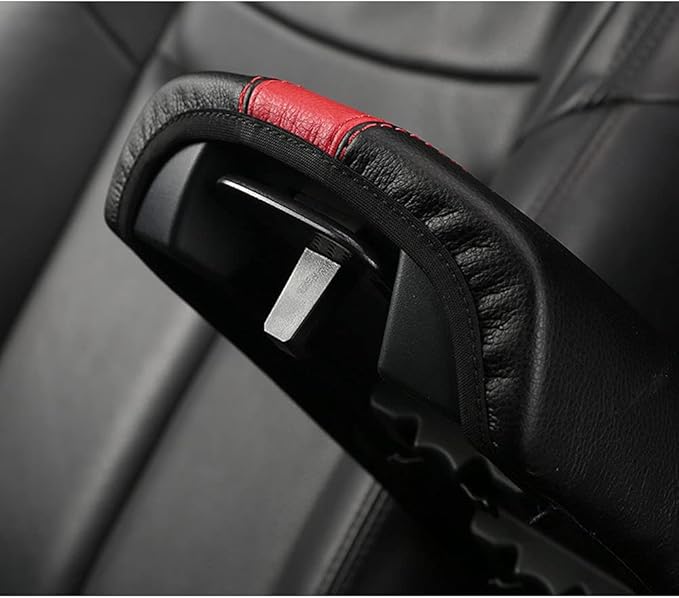 XITER Car Armrest Cover Saver, 1 Pc Center Console Leather Pad Fit for Nissan Rogue 2014-2020, 2017-2022 Rogue Sport Central Console Armrest Box Protector Interior Accessories (Carbon Fiber+Black)