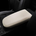 BOYOUS Car Armrest Cover Waterproof Center Console Pad Covers Scratch Resistance Leather Protector Interior Decoration Accessories Fit for Cadillac XT5 2016-2025 XT6 2020-2025（Beige Stitches）