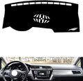 leather dashboard cover Compatible with VW Compatible with Touran L（speakers） 2016-2022，dash cover（black）