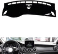 leather dashboard cover Compatible with Mercedes GLA 2015-2019，dash cover（black）