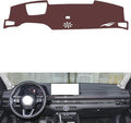 Leather Dashboard Cover Compatible with Honda Accord Ⅺ (HUD，Dash Cover, Non-Slip Dash Cover, Dash mat Dashboard Cover, Interior Dash Covers