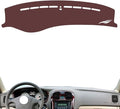 Leather Dashboard Cover Compatible with HyundaiHyundai MOLNCA,Dash Board Cover mat Anti-Slip Sun-Proof and dust-Proof(Brown)