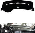 leather dashboard cover Compatible with Mercedes R Class 2007-2017，dash cover（black）