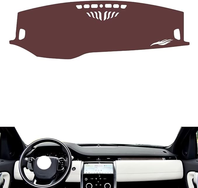Leather Dashboard Cover Compatible with LR Discovery Range Rover Sport，Dash Cover, Non-Slip Dash Cover, Dash mat Dashboard Cover, Interior Dash Covers