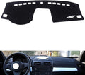 leather dashboard cover Compatible with BMW X3 2006-2010，dash cover（black）