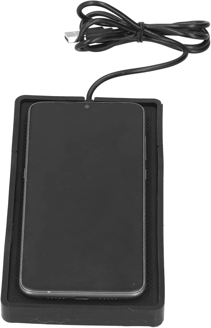 , Universal 10W Car Antislip Cell Phone Fast Charging Pad Mat Holder Portable