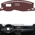 Leather Dashboard Cover Compatible with VW Passat（HUD） 2019-2024，Dash Cover, Non-Slip Dash Cover, Dash mat Dashboard Cover, Interior Dash Covers