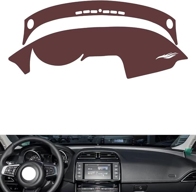 Leather Dashboard Cover Compatible with Jaguar XEL，Dash Cover, Non-Slip Dash Cover, Dash mat Dashboard Cover, Interior Dash Covers
