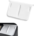 Car Central Control Wireless Power Supply Silicone Pad, Non-Slip Flexible Center Console Wireless Charging Mat, 1:1 Original Size Design, Compatible with 2021-2025 Model Y/Model 3 (White)
