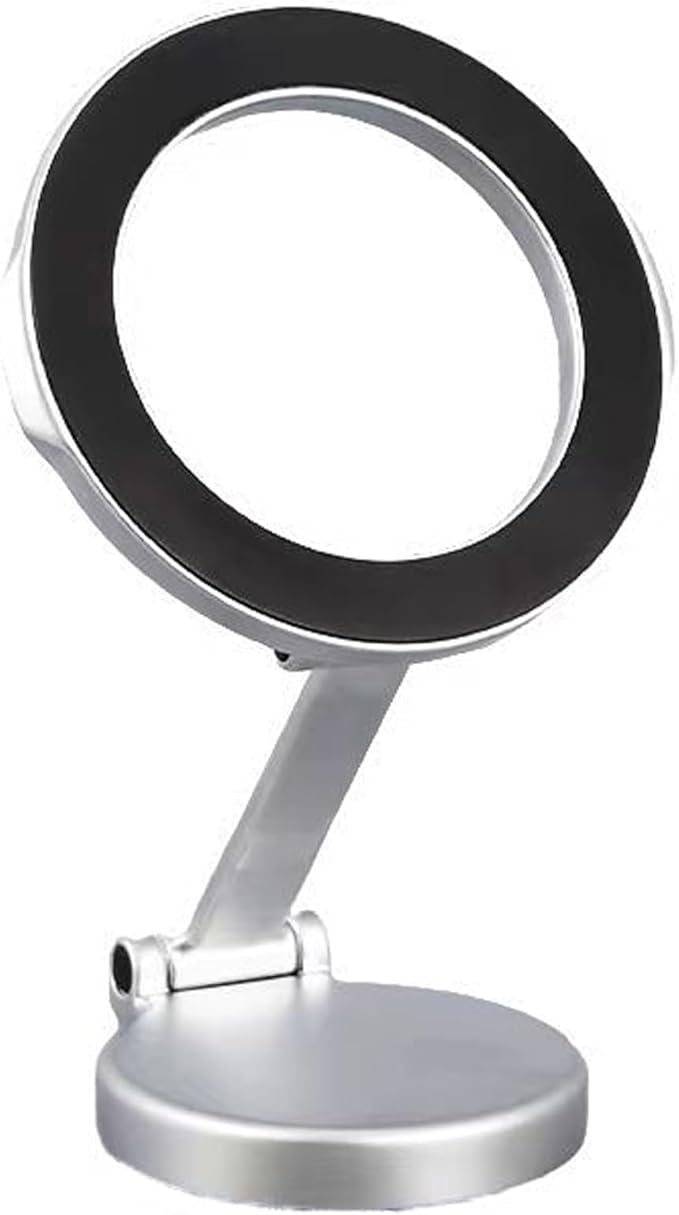 for MagSafe Car Mount, Compatible with MagSafe Car Holder, Foldable Dashboard Magnetic Phone Holder Mount for iPhone 15/14/13/12 Series (Silver)