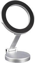 for MagSafe Car Mount, Compatible with MagSafe Car Holder, Foldable Dashboard Magnetic Phone Holder Mount for iPhone 15/14/13/12 Series (Silver)