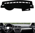 leather dashboard cover Compatible with VW Lavida，dash cover（black）