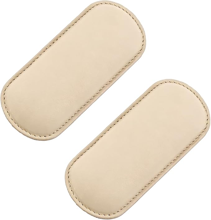 Car Knee Cushion Pad, Memory Foam Microfiber Leather Vehicle Door Armrest Pillow for Leg Elbow, Comfort Automotive Center Console Knee Pad Protector, Universal for Automobile RV Truck (Beige)