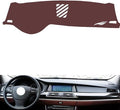 Leather Dashboard Cover Compatible with BMW 5 Series GT（NO HUD） 2010-2017，Dash Cover, Non-Slip Dash Cover, Dash mat Dashboard Cover, Interior Dash Covers