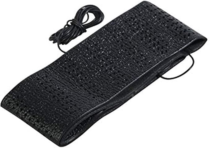 Black Lace-On Steering Wheel Cover Grip Classic Stretch Accessory Auto Vehicle