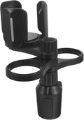 Zerodeko Car Cup Holder Expander Adjustable Base Rotatable Drink Holder for Vehicle Compatible Water Bottles and Coffee Cups Multifunctional Storage Organizer