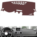 Leather Dashboard Cover Compatible with Audi A3 2014-2020，Dash Cover, Non-Slip Dash Cover, Dash mat Dashboard Cover, Interior Dash Covers