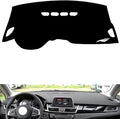 leather dashboard cover Compatible with BMW 2 series travel version，dash cover（black）