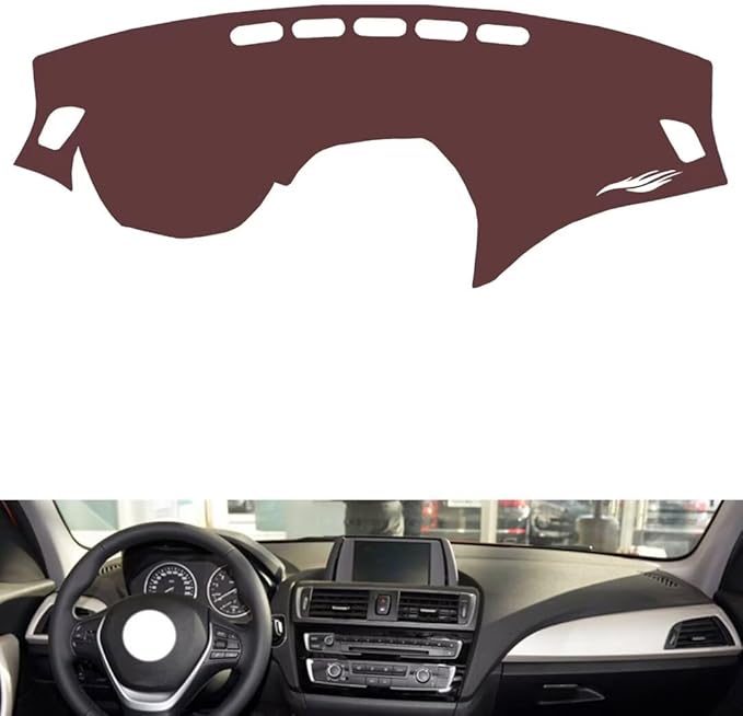 Leather Dashboard Cover Compatible with BMW 2 Series 2014-2017，Dash Cover, Non-Slip Dash Cover, Dash mat Dashboard Cover, Interior Dash Covers
