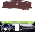 Leather Dashboard Cover Compatible with Ford Explorer（Speakers） 2020-2022，Dash Cover, Non-Slip Dash Cover, Dash mat Dashboard Cover, Interior Dash Covers